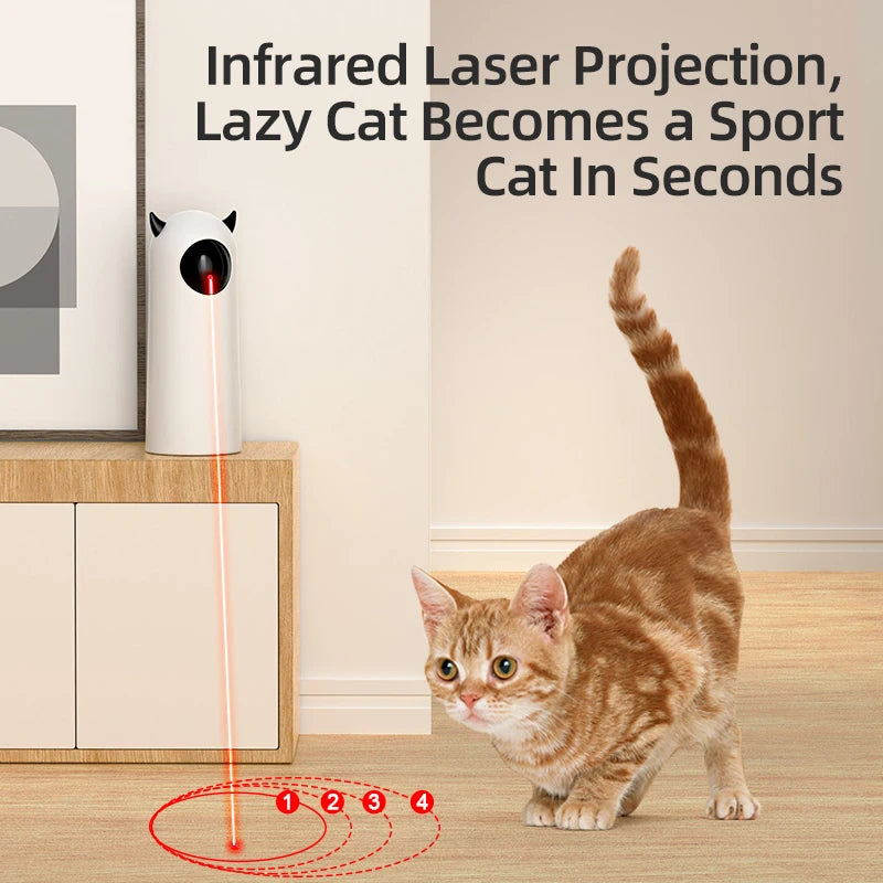 Automatic Cat Toys Interactive Smart Pet LED Laser